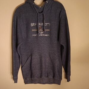 Renegade Club Sea Isle City NJ Hoodie Storm Blue Size L EUC